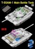 Rye Field Model 5147 T-55 AM-1 Main Battle Tank with Workable Tracks 1/35